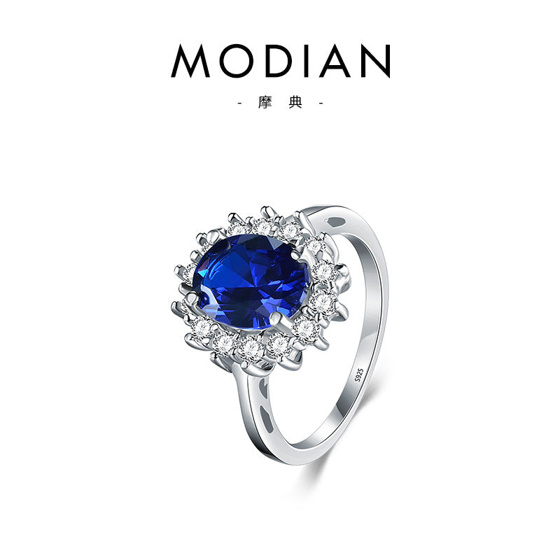 Wholesale Retro Simple Versatile 925 Silver Ring